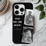Coque iPhone 15 Pro Photo personnalisée 'Papa, tu es magique' Deux Pèr<br><div class="desc">Célébrez la magie de la paternité avec notre coque personnalisé 'Papa You Are Magic' iPhone 15 Pro ! Ce design unique présente un arrière - plan noir élégant, une photo chère de deux pères, et le message sincère "Papa, tu es magique". Ajoutez une touche spéciale en la customisant avec le...</div>