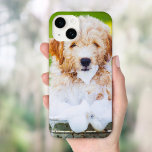 Coque Pour iPhone 14 Photo personnalisée pour animal de compagnie<br><div class="desc">Boîtes de téléphone personnalisées personnalisées avec votre photo et texte personnalisé. Ajoutez une photo spéciale avec votre animal de compagnie et utilisez les outils de conception pour ajouter votre propre texte. Customisez-le pour ajouter plus de photos et choisissez parmi toutes les options de police de texte et de couleur pour...</div>