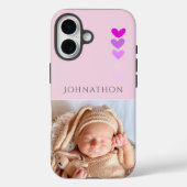 Coques Case-Mate iPhone Photo Pink Personalized Phone  (Verso)