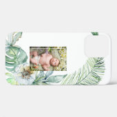 Coques Case-Mate iPhone Photo pour bébé de feuillage tropical (Verso (horizontal))