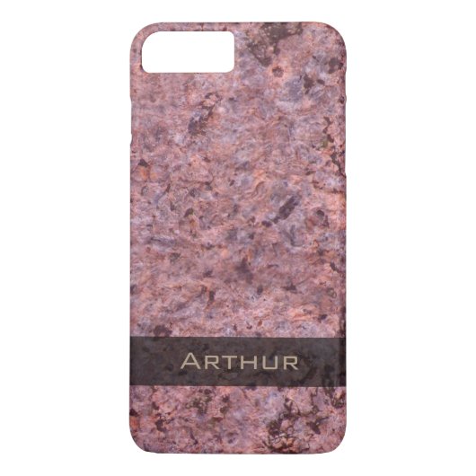 Coques Case-Mate iPhone Photo rose de texture de roche de géologie (Dos)