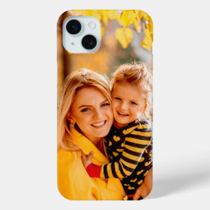 Coque iPhone 15 Mini Photo simple pleine couverture de bord à bord