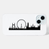 Coques Case-Mate iPhone Photo Skyline de Londres (Verso (horizontal))