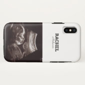 Coques Case-Mate iPhone Photo Ultrasonic Monogramme noir et blanc (Dos (Horizontal))