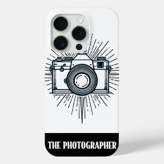 Coques Case-Mate iPhone Photographe minimal de style Tarot (Verso)