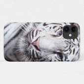 Coques Case-Mate iPhone Photographie blanche de tigre de Bengale (Dos (Horizontal))