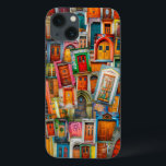 Coques Pour iPhone Photographie d'art moderne unique de portes Vintag<br><div class="desc">Ce design unique et moderne présente un collage d'images photographiques de portes prises dans différentes parties du monde, dont l'Europe et le nord-est et le sud des États-Unis. Il s'agit d'un grand cadeau pour le ménage, ou pour la personne qui aime les portes ou les voyages internationaux. Photographies des portes...</div>