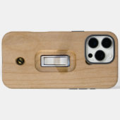 Coques Case-Mate iPhone Photographie de fermeture d'une seule plaque en bo (Verso (horizontal))