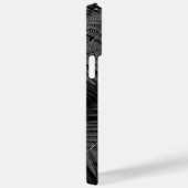 Coques Case-Mate iPhone Photographie de Fern Feuille en noir et blanc (Verso / Droite)