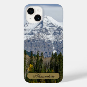Coque Pour iPhone 14 Photographie de montagne, Mont Robson