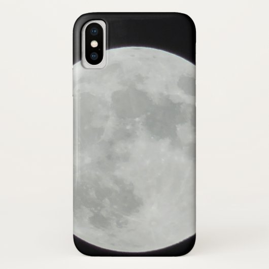 Coques Case-Mate iPhone Photographie de pleine lune (Dos)
