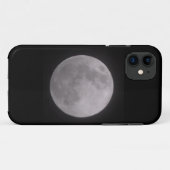 Coques Case-Mate iPhone Photographie de Pleine lune (Dos (Horizontal))