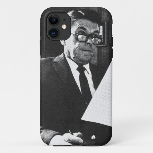 Coques Case-Mate iPhone Photographie de Ronald Reagan (Dos)