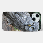 Coques Case-Mate iPhone Photographie du portrait d'hibou (Verso (horizontal))