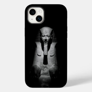 Coque Pour iPhone 14 Plus Photographie du roi pharaon en noir et blanc