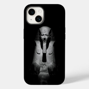 Coque Pour iPhone 14 Photographie du roi pharaon en noir et blanc