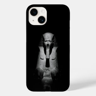 Coque Pour iPhone 14 Photographie du roi pharaon noir et blanc