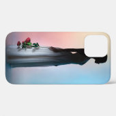 Coques Case-Mate iPhone Photographie du studio de mode art d'une belle fem (Verso (horizontal))