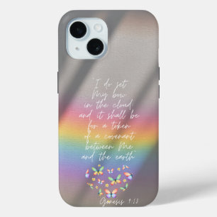 Coque Pour iPhone 15 Photographie élégante de la Bible arc-en-ciel papi