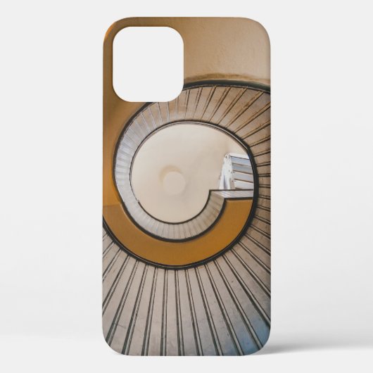 Coques Case-Mate iPhone Photographie en angle bas de l'échelle en spirale (Verso)