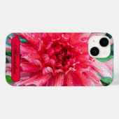 Coques Case-Mate iPhone Photographie Fleur, Rose Dahlia (Verso (horizontal))