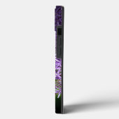 Coques Case-Mate iPhone Photographie Fleurs violettes Monogramme (Verso / Gauche)