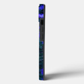 Coques Case-Mate iPhone Photographie florale bleu violet (Verso / Gauche)