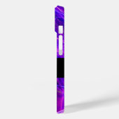 Coques Case-Mate iPhone PHOTON CRAZY PURPLE BLUE GEM MONOGRAM Abstrait (Verso / Gauche)