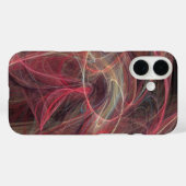 Coques Case-Mate iPhone PHOTON CRAZY Vagues Fractées gris pourpre (Verso (horizontal))