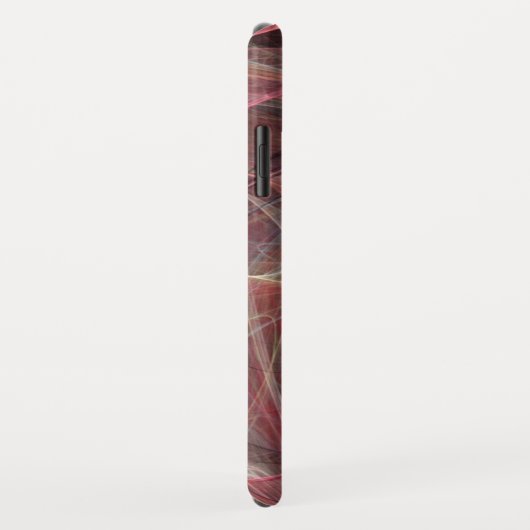 Coques Case-Mate iPhone PHOTON CRAZY Vagues Fractées gris pourpre (Dos/Droite)