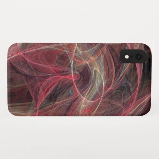 Coques Case-Mate iPhone PHOTON CRAZY Vagues Fractées gris pourpre (Dos (Horizontal))