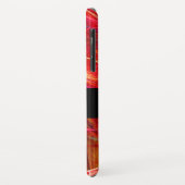 Coques Case-Mate iPhone PHOTON FROID JAUNE ROUGE RUBY GEM MONOGRAM Abstrai (Dos/Gauche)