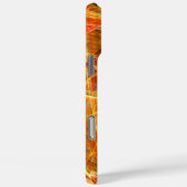 Coques Case-Mate iPhone PHOTON FROID Orange Jaune Abstrait (Verso / Droite)