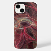 Coques Case-Mate iPhone PHOTON FROID rose gris fractal Vagues (Verso)