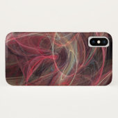 Coques Case-Mate iPhone PHOTON FROID rose gris fractal Vagues (Dos (Horizontal))