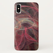 Coques Case-Mate iPhone PHOTON FROID rose gris fractal Vagues (Dos)