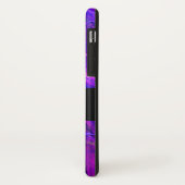 COQUES Case-Mate iPhone PHOTON FROID SAPPHIRE BLEU GEM STONE MONOGRAMME (Dos/Gauche)