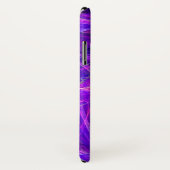 Coques Case-Mate iPhone PHOTON FROID Violet Bleu Vagues Fractées (Dos/Droite)