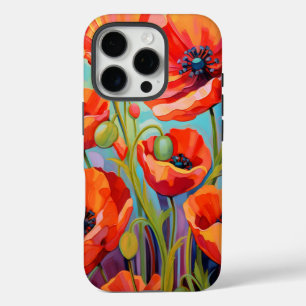 Coques iPhone 16 Pro Photos de couleur rouge