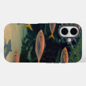 Coques Case-Mate iPhone Photos de poisson rose sous l'eau (Verso (horizontal))