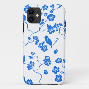 Case-Mate iPhone Case Photos d'oiseaux, motif sans soudure, fleurs