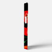 Coques Case-Mate iPhone Photos rouges sur arrière - plan noir (Verso / Droite)