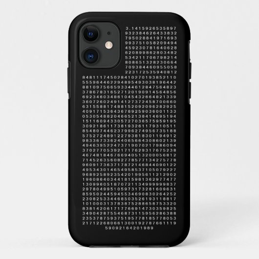 Coques Case-Mate iPhone Pi 1000 premiers chiffres (Dos)