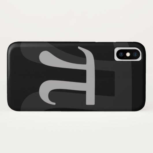 Coques Case-Mate iPhone Pi foncé (Dos (Horizontal))