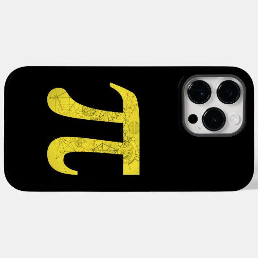 Coques Case-Mate iPhone Pi - Symboles Mathématiques (Verso (horizontal))