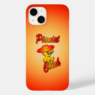 Coque Pour iPhone 14 Pianiste Chick #5