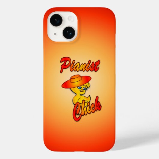 Coques Case-Mate iPhone Pianiste Chick #5 (Verso)