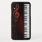 Coques Case-Mate iPhone Piano Et Clé Treble (Dos)