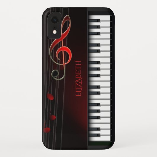 Coques Case-Mate iPhone Piano Et Clé Treble (Dos)