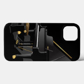 Coques Case-Mate iPhone Piano noir (Verso (horizontal))